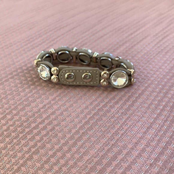 BLING! Leather and crystal bracelet - Picture 2 of 3